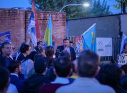 Manifestazione ambasciata russa Roma 