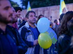 Manifestazione ambasciata russa Roma 