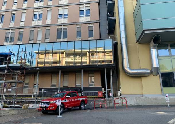 ospedale del ponte rimozione pannelli