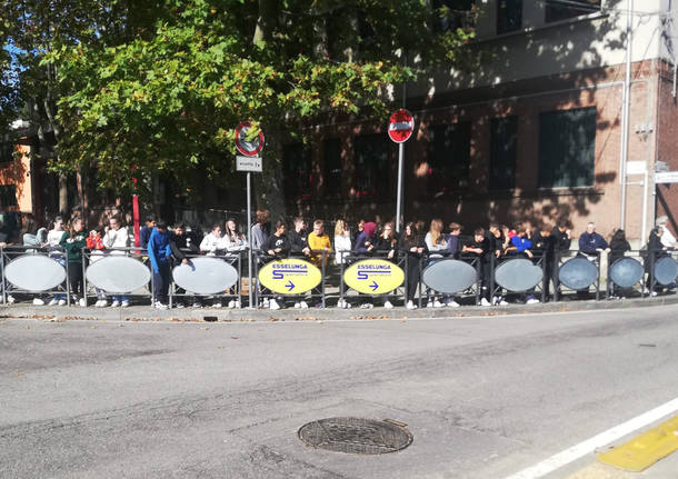 studenti alla coppa bernocchi nel Legnanese