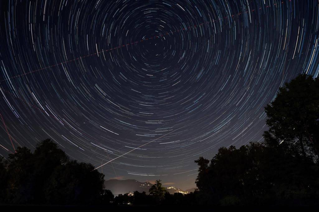 Un cielo stellato sul Sacro Monte di Varese