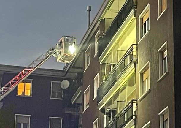 Vigili del Fuoco Legnano in via Liberazione