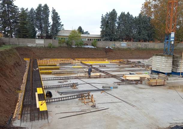 cantiere palestra samarate - novembre 2022