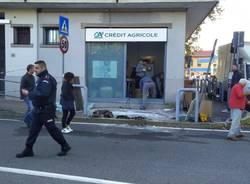 L\'assalto notturno alla banca di Caronno Pertusella