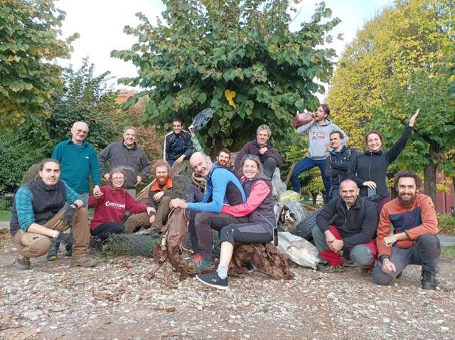 La pulizia del torrente Bustecche