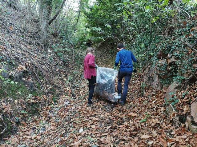 La pulizia del torrente Bustecche