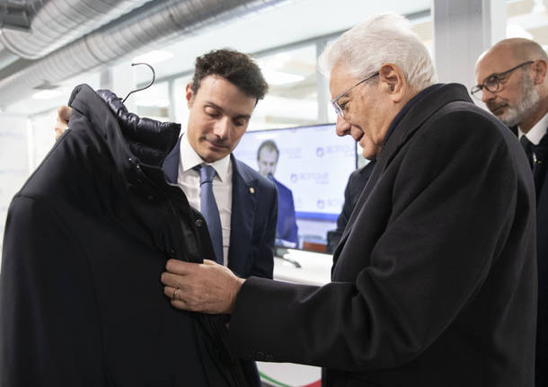 Le immagini inedite di Sergio Mattarella al palaghiaccio di Varese