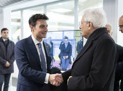 Le immagini inedite di Sergio Mattarella al palaghiaccio di Varese