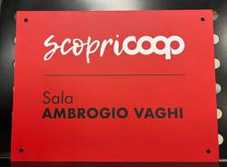 Cerimonia di intitolazione dello spazio  Scopricoop ad Ambrogio Vaghi
