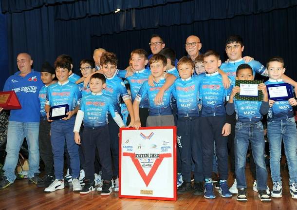 Premiazioni della Federciclismo Milano a Parabiago