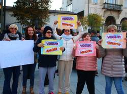 Flash mob contro la violenza sulle donne in centro a Legnano