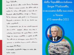 il biglietto di mattarella per i bambini