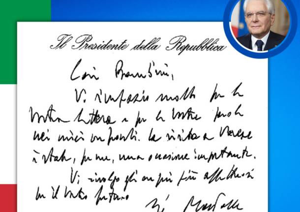 il biglietto di mattarella per i bambini