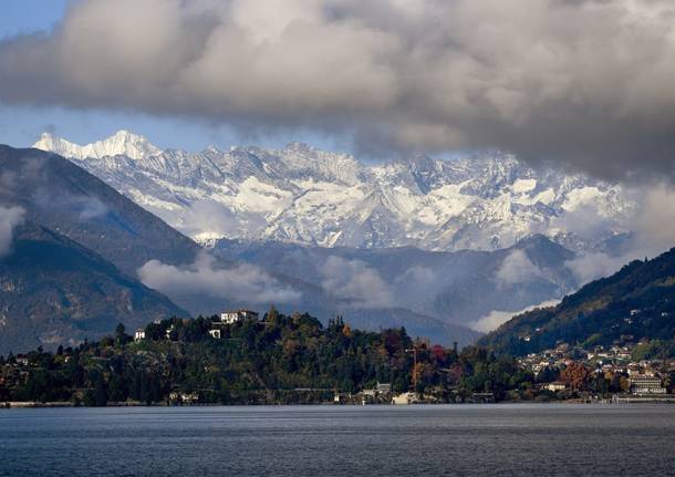 La vista sul Lago Maggiore