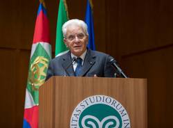 La visita del presidente Sergio Mattarella all'Università dell'Insubria