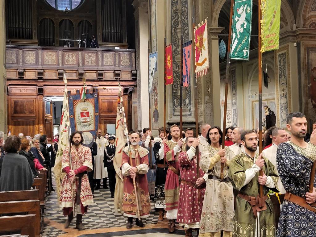 Palio di Legnano - Investitura religiosa della reggenza della contrada San Magno