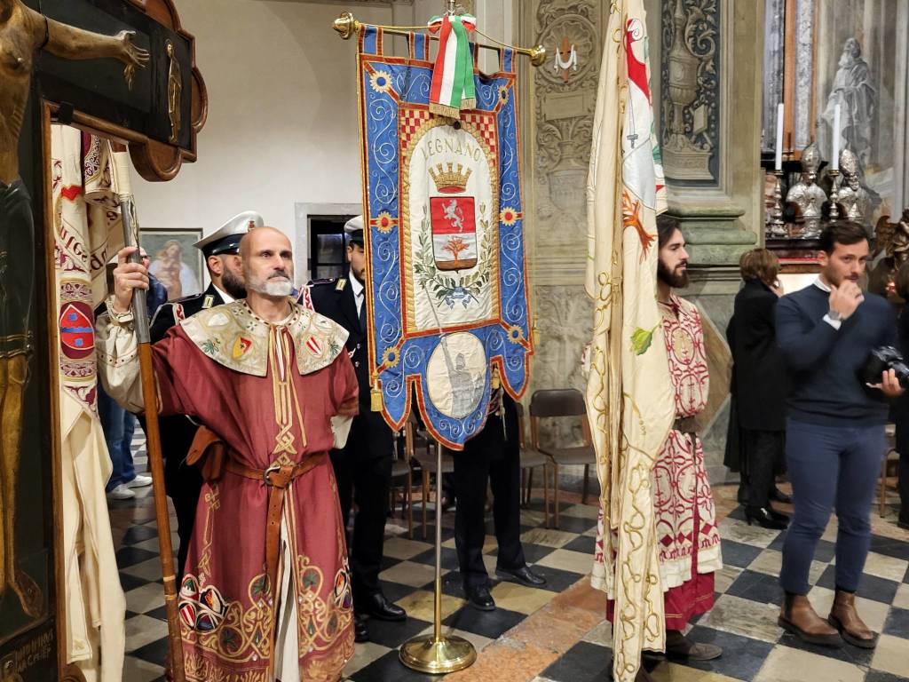 Palio di Legnano - Investitura religiosa della reggenza della contrada San Magno