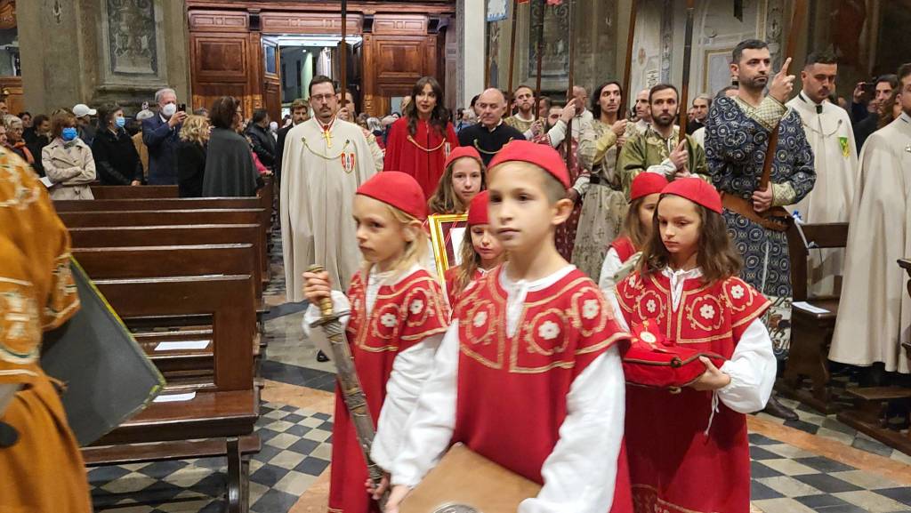 Palio di Legnano - Investitura religiosa della reggenza della contrada San Magno