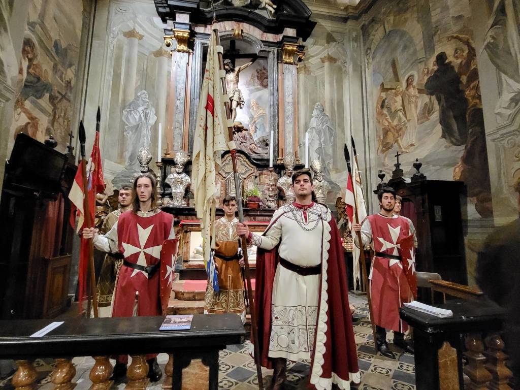 Palio di Legnano - Investitura religiosa della reggenza della contrada San Magno