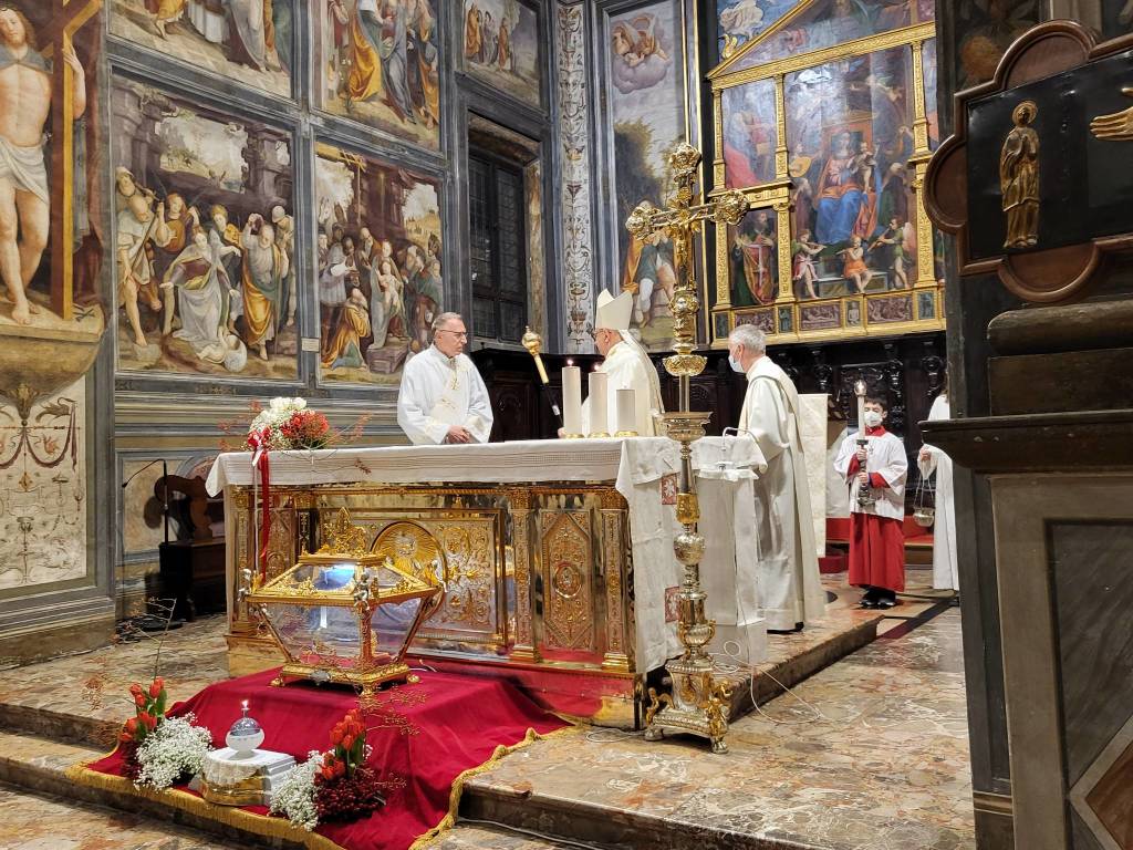 Palio di Legnano - Investitura religiosa della reggenza della contrada San Magno