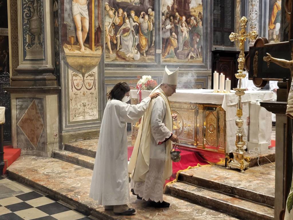 Palio di Legnano - Investitura religiosa della reggenza della contrada San Magno