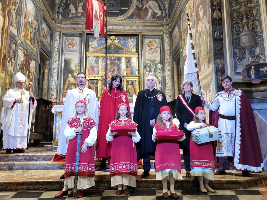 Palio di Legnano - Investitura religiosa della reggenza della contrada San Magno