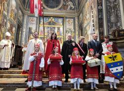 Palio di Legnano - Investitura religiosa della reggenza della contrada San Magno