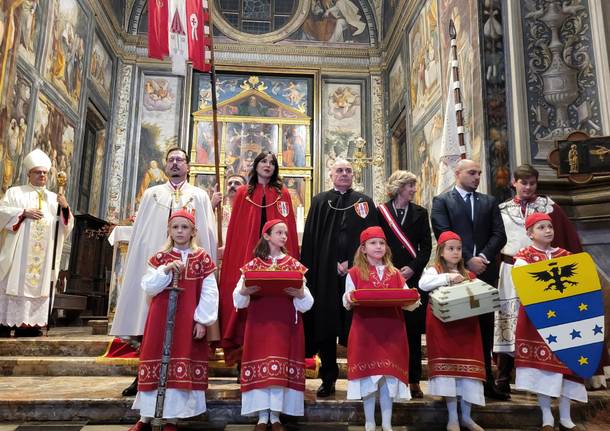 Palio di Legnano - Investitura religiosa della reggenza della contrada San Magno