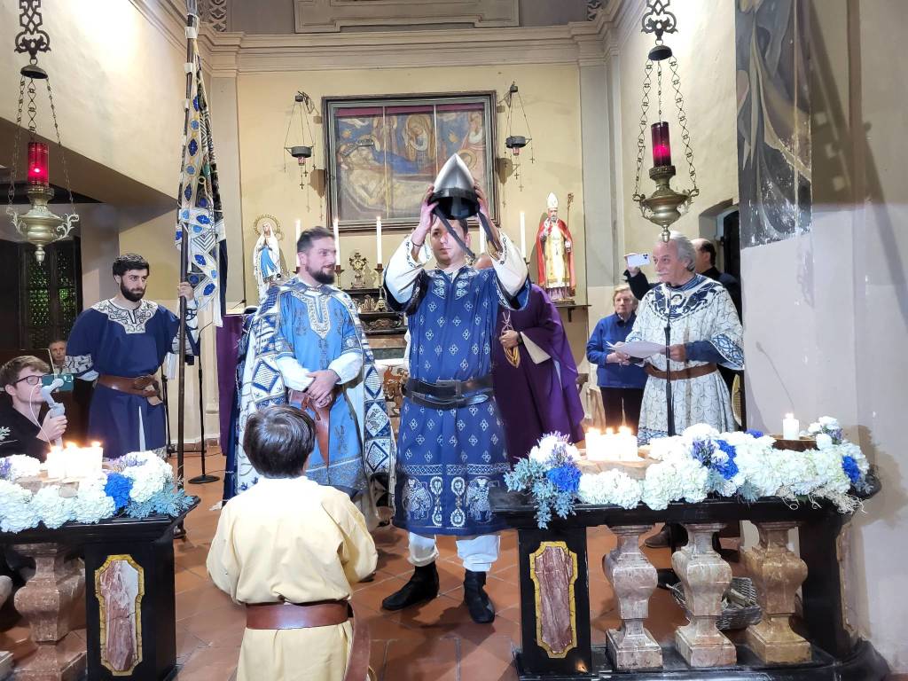 Palio di Legnano - Investitura religiosa della reggenza della contrada San Martino