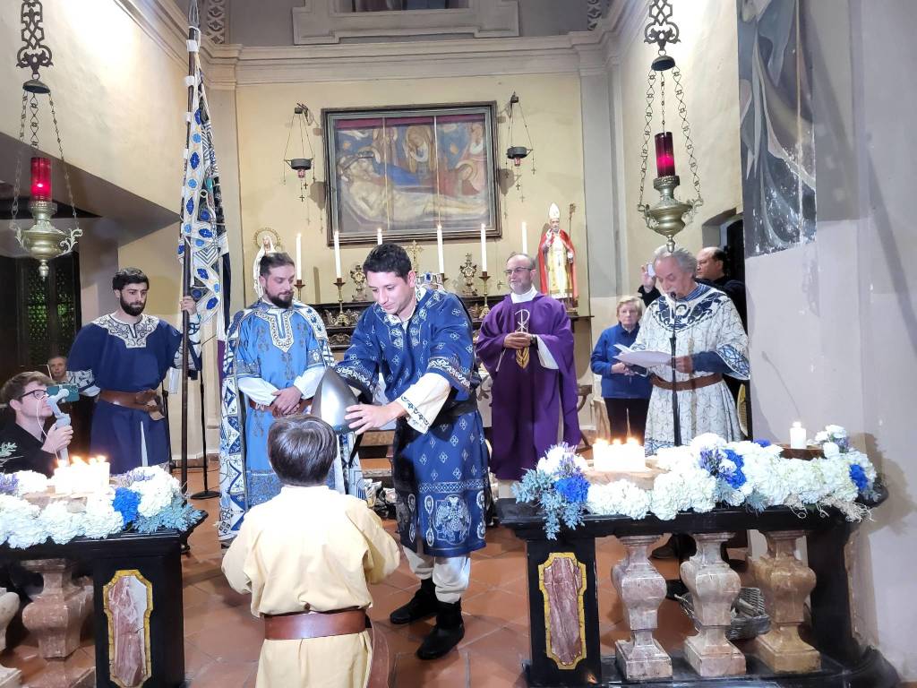 Palio di Legnano - Investitura religiosa della reggenza della contrada San Martino