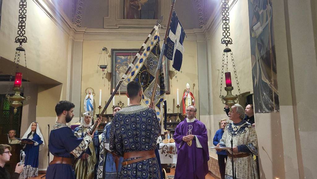 Palio di Legnano - Investitura religiosa della reggenza della contrada San Martino