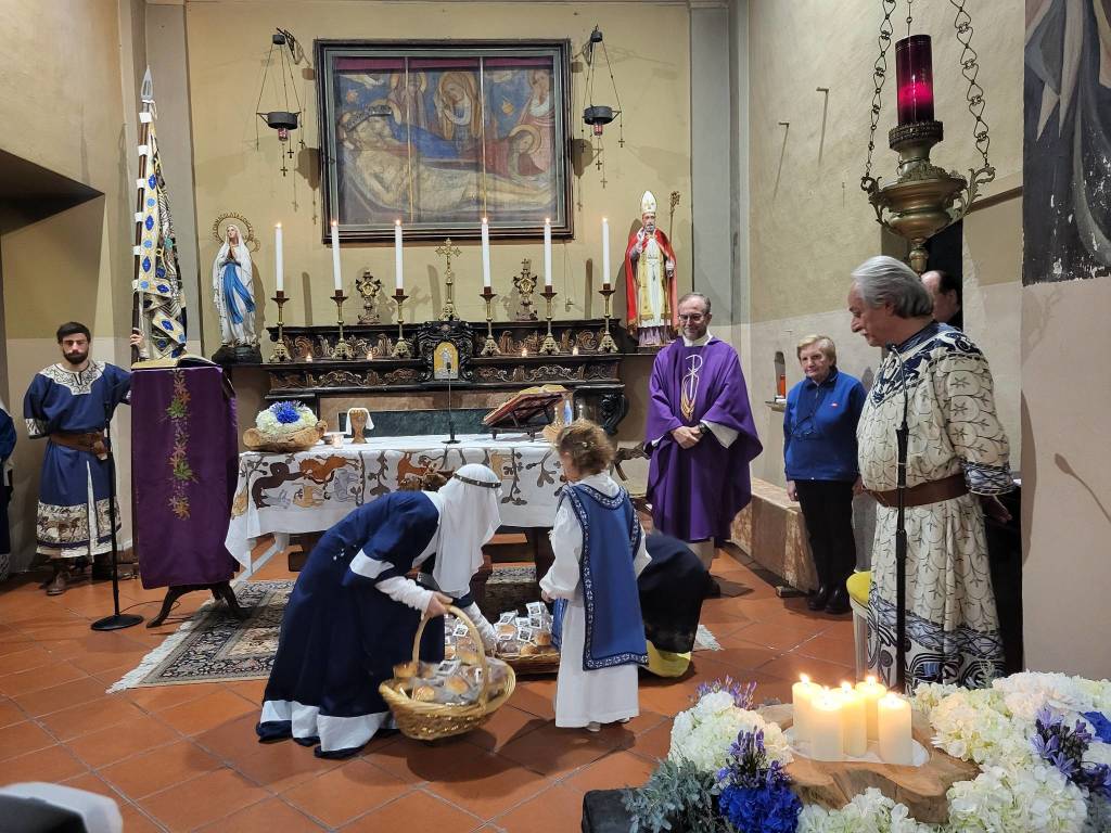 Palio di Legnano - Investitura religiosa della reggenza della contrada San Martino