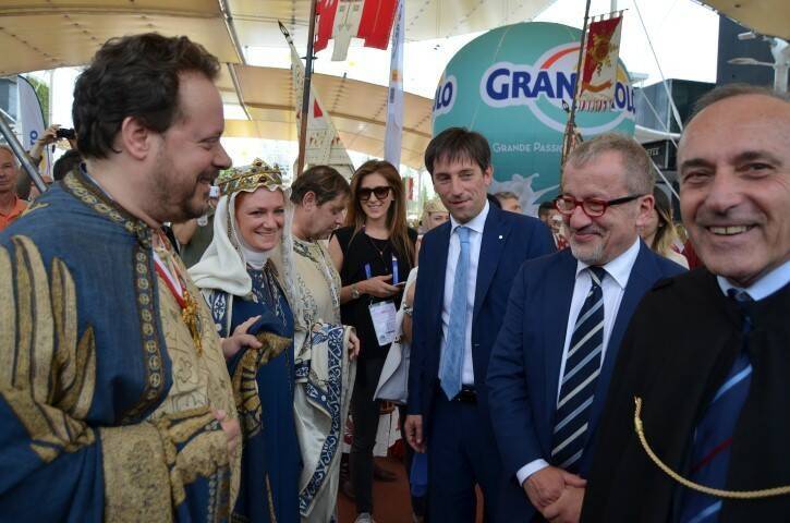 Roberto Maroni al Palio di Legnano