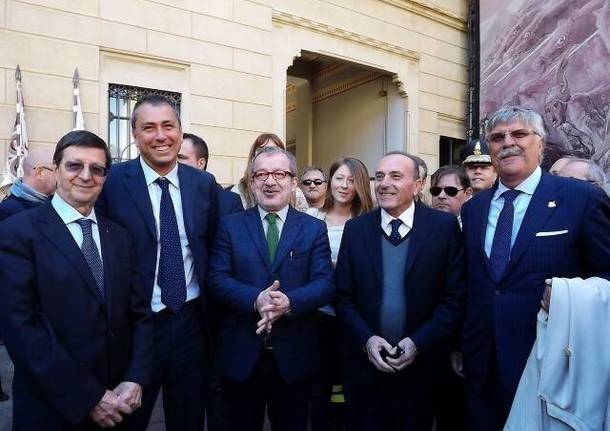 Roberto Maroni al Palio di Legnano