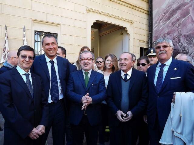 Roberto Maroni al Palio di Legnano