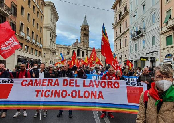 Sindacati di Legnano alla Marcia per la Pace a Roma