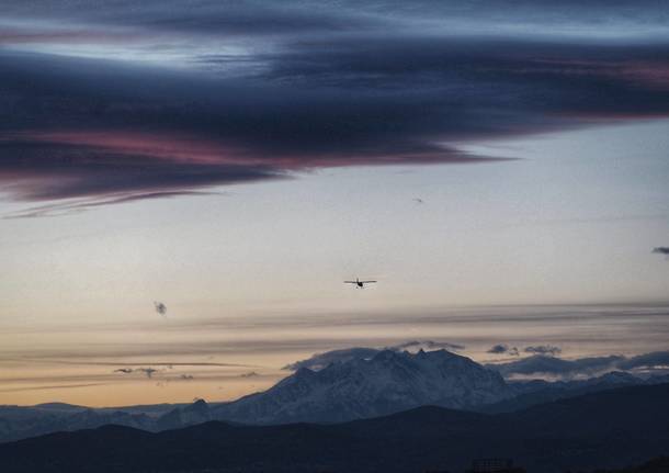 Sorvolando il Monte Rosa
