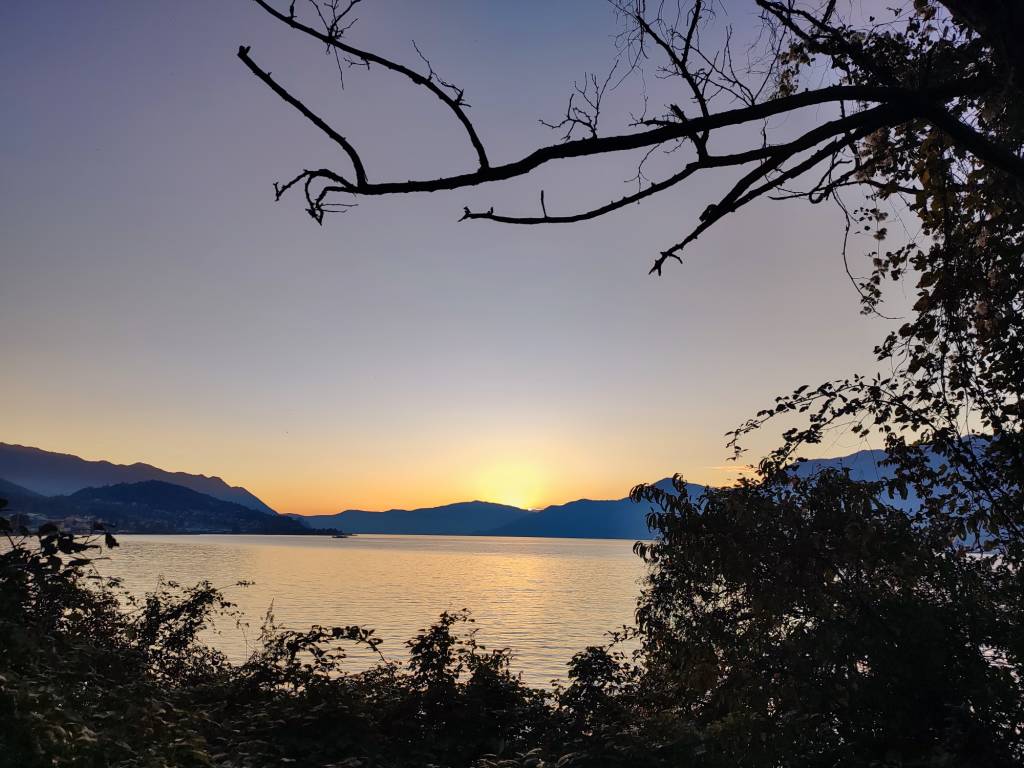 tramonto di Luino