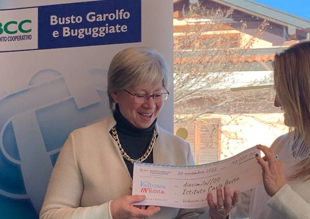 Da Valbossa In Rosa 10 mila euro all’Istituto neurologico Carlo Besta di Milano