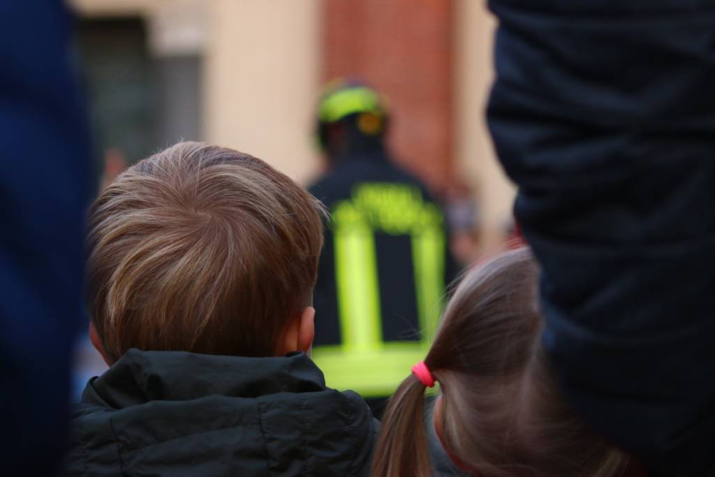 Vigili del Fuoco in piazza San Magno a Legnano