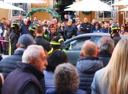 Vigili del Fuoco in piazza San Magno a Legnano