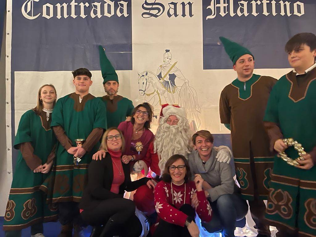 Alla contrada San Martino è arrivato il Natale