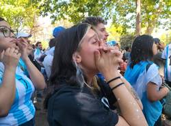 Argentina - La gioia dei tifosi per la finale dei Mondiali