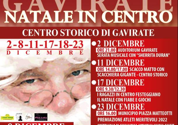 calendario eventi natale