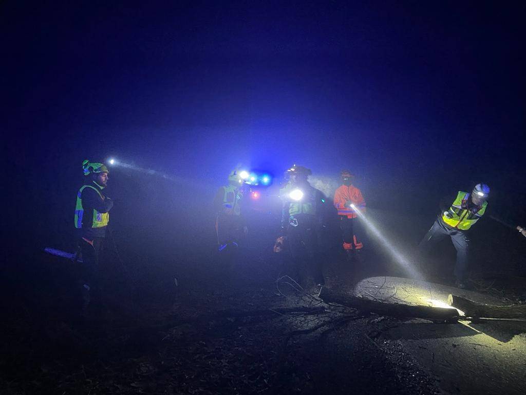 Cantello - Esercitazione notturna della Protezione civile