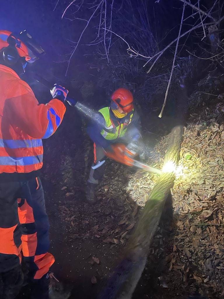 Cantello - Esercitazione notturna della Protezione civile