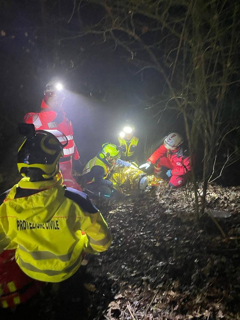 Cantello - Esercitazione notturna della Protezione civile