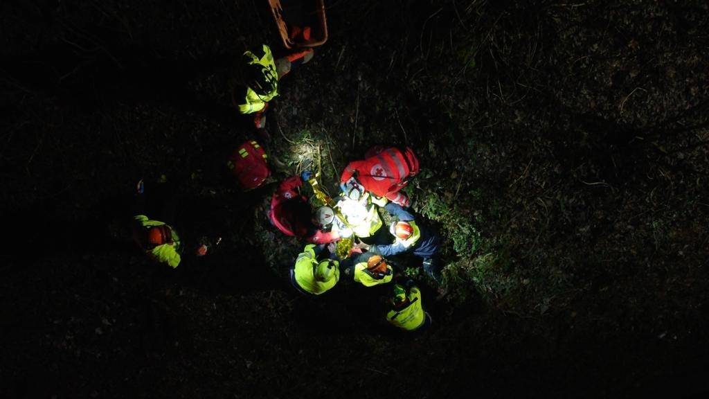 Cantello - Esercitazione notturna della Protezione civile