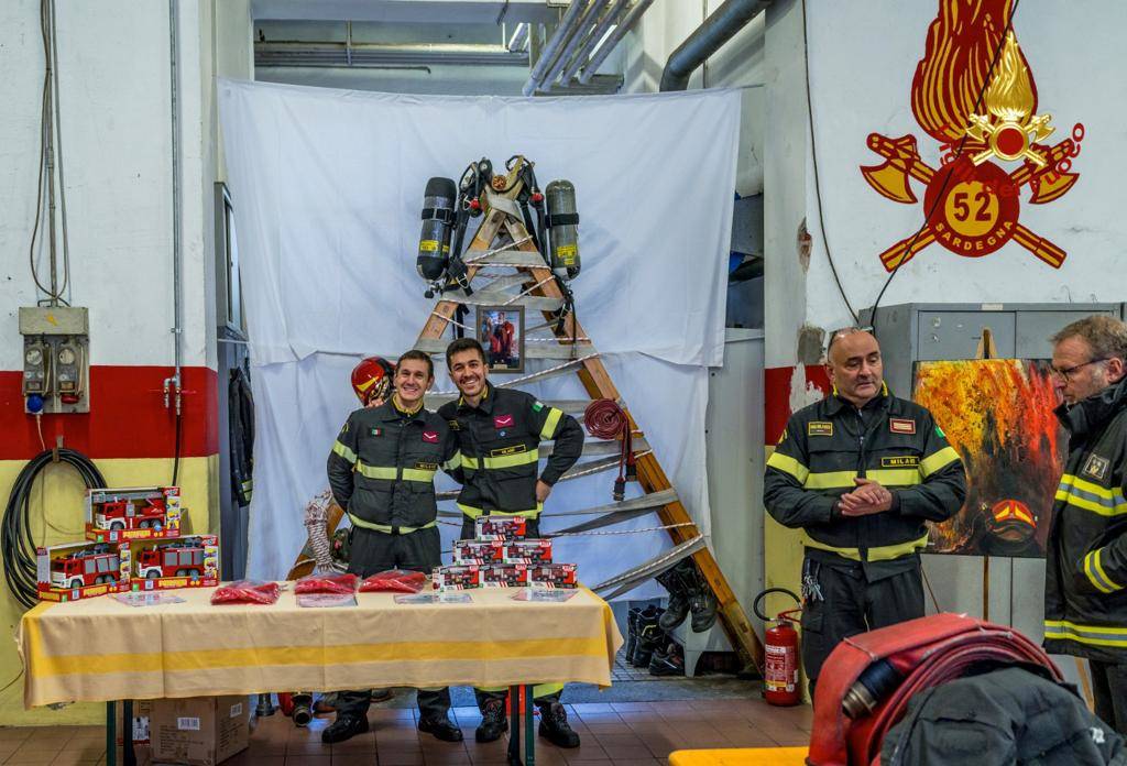 Caserme a perte a Milano per santa Barbara