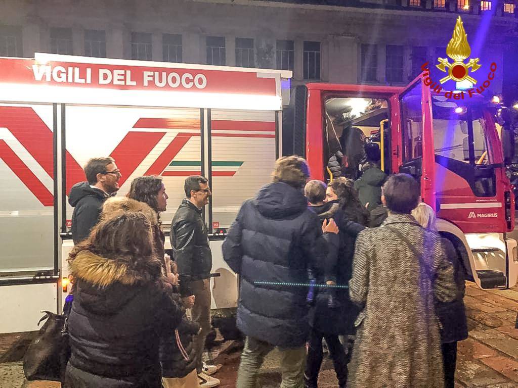 Caserme a perte a Milano per santa Barbara